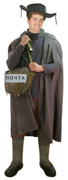 Печкин, почта, почтальон, Матроскин, дядя Фёдор, Шарик, плащ, карнавал, праздник, Простоквашино.