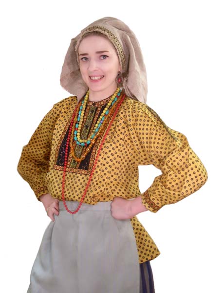 Блузка, народная, русский народный костюм, прокат, колхоз, Скоморох, клоун, шут, ярмарка, масленица, костюмна масленицу аренда москва, славянский костюм аренда, фольклерный костюм, ряженые, языческий костюм прокат, карнавал.