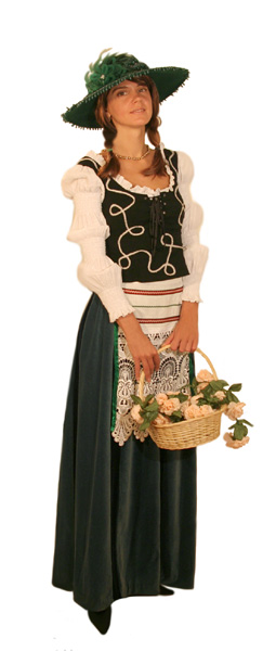 Цветочница, баварка, служанка, камеристка, прокат, костюм, маскарад, костюм прокат москва, аренда костюма москва, карнавальный костюм москва, аренда карнавального костюма москва.